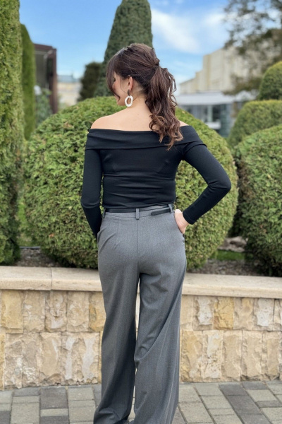 Классические женские брюки прямого кроя из текстиля для каждого дня ERTANNO 2206 - фото 7