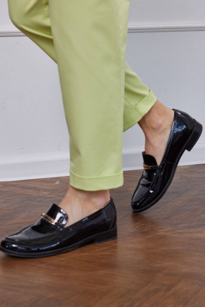 Брюки на каждый день из хлопка и текстиля демисезонные Femme & Devur 9952 4.15F(164) - фото 3