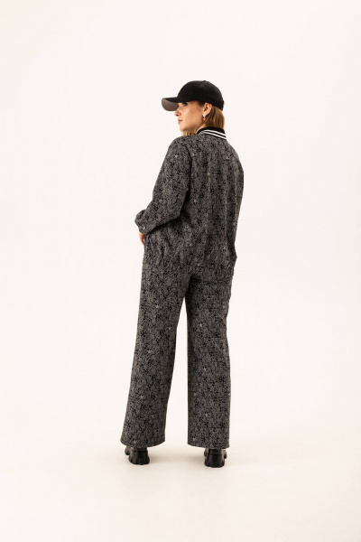 Многоцветные брюки на резинке с карманами для повседневных образов Femme & Devur 90002 1.32BF(170) - фото 5