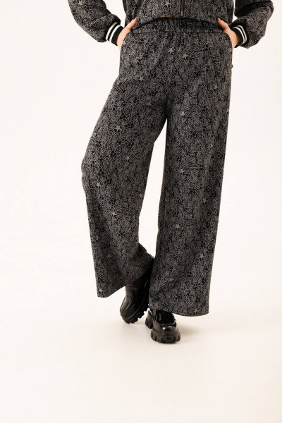 Многоцветные брюки на резинке с карманами для повседневных образов Femme & Devur 90002 1.32BF(170) - фото 1