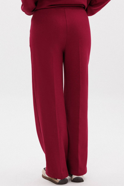 Спортивные брюки из хлопка и трикотажа с поясом на шнуре GO F2065/12-01. 164-170 - фото 2