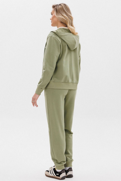 Спортивный костюм из трикотажа на молнии с карманами GO F3070/26-02. 164-170 - фото 5