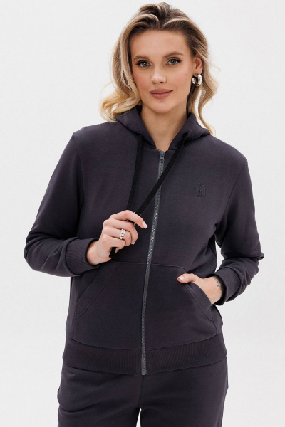 Спортивный костюм из трикотажа с капюшоном и стрелками GO F3070/30-03. 164-170 - фото 3