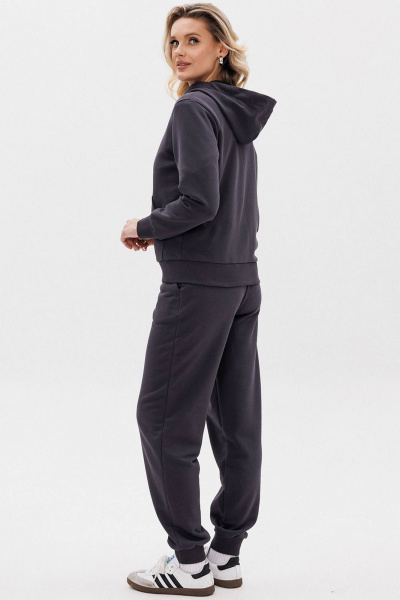 Спортивный костюм из трикотажа с капюшоном и стрелками GO F3070/30-03. 164-170 - фото 2