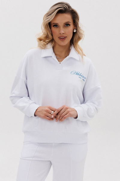 Костюм из трикотажа с воротником и стрелками GO F3075a/01-01. 170-176 - фото 4