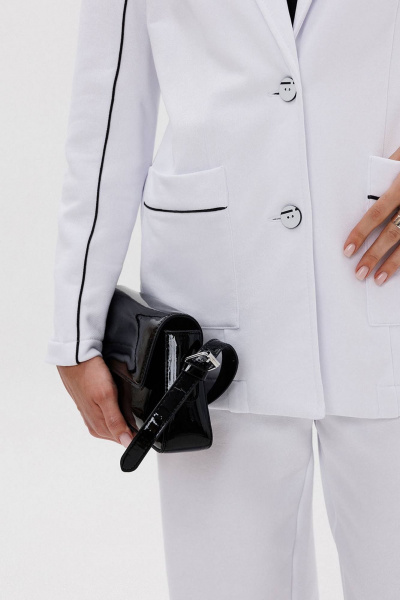 Деловой костюм из хлопкового вельвета с прямым жакетом GO F3079/01-01. 164-170 - фото 2