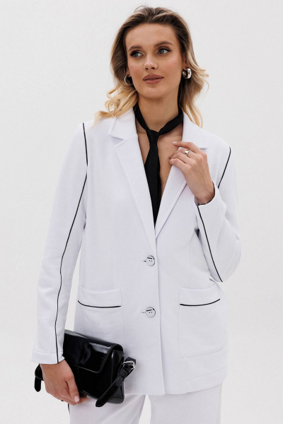 Стильный костюм из хлопкового вельвета с юбкой GO F3079/01-01. 170-176 - фото 6