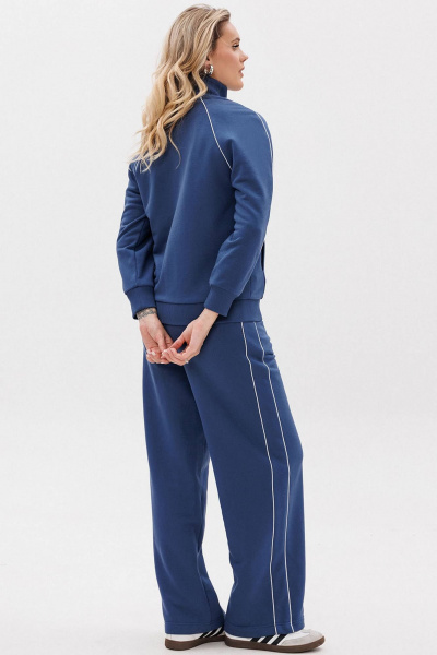 Демисезонный спортивный костюм с логотипом и прямым силуэтом GO F3082/20-01. 170-176 - фото 2