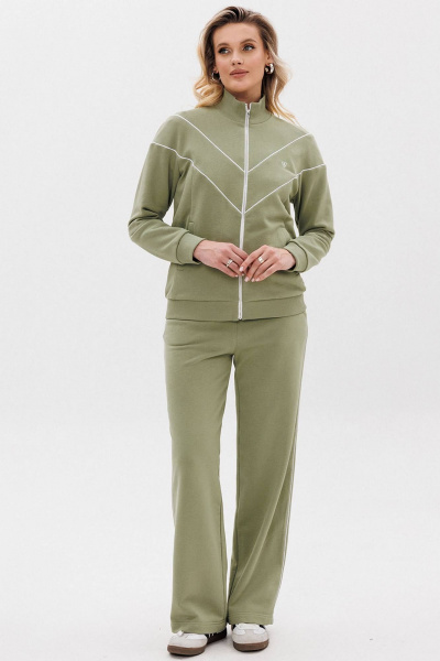 Костюм из трикотажа с брюками и джемпером спортивный GO F3125/26-02. 164-170 - фото 2