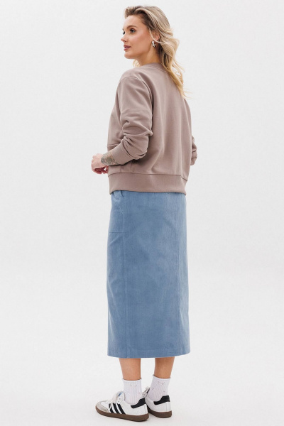 Кардиган на каждый день из трикотажа с карманами GO F4067/04-03. 164-170 - фото 2