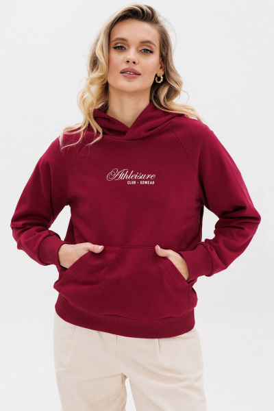 Худи-реглан с принтом, карманом и классическим кроем GO F4100а/12-01. 170-176 - фото 5