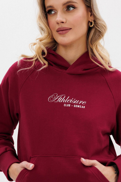 Худи-реглан с принтом, карманом и классическим кроем GO F4100а/12-01. 170-176 - фото 2