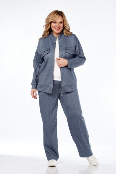 Брюки и джемпер свободный демисезонный комплект Элль-стиль 2357 - фото 10