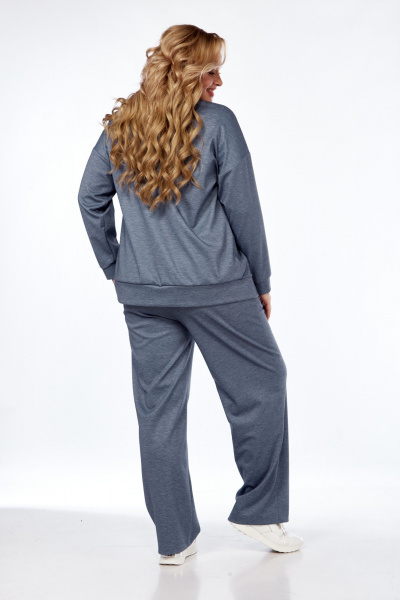 Брюки и джемпер свободный демисезонный комплект Элль-стиль 2357 - фото 9