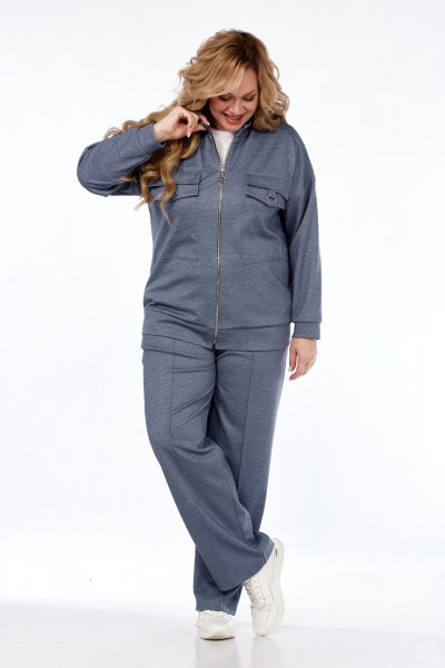 Брюки и джемпер свободный демисезонный комплект Элль-стиль 2357 - фото 6