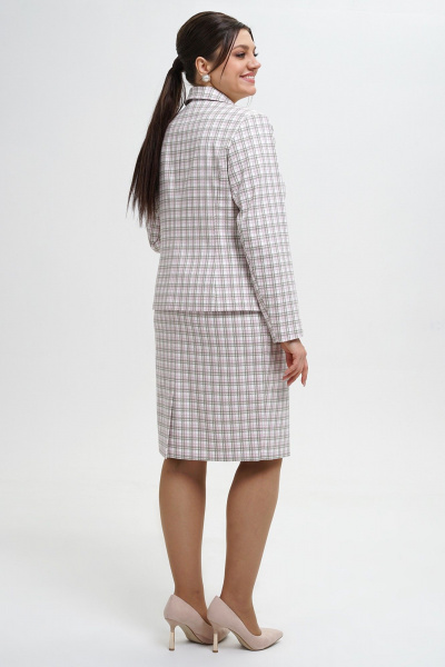 Жакет и юбка костюм на каждый день в деловом стиле Alani Collection 2284 - фото 5