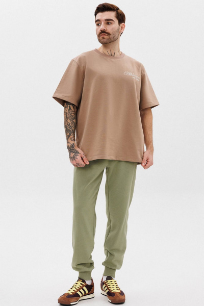 Футболка с контрастной печатью из хлопкового трикотажа GO M1001a/04-03. 176-182 - фото 4