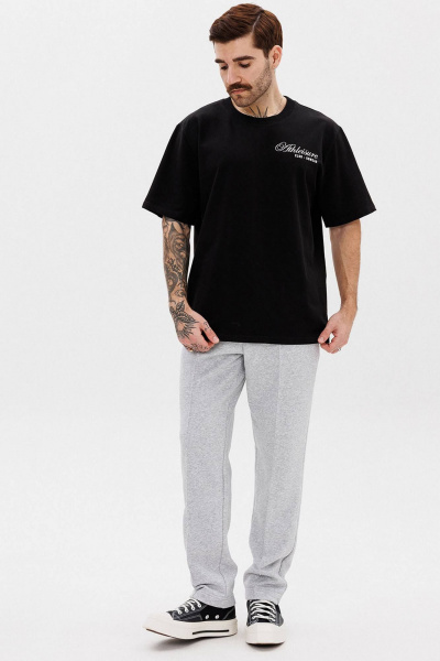 Футболка с контрастной печатью из хлопкового трикотажа GO M1001a/40-02. 176-182 - фото 3