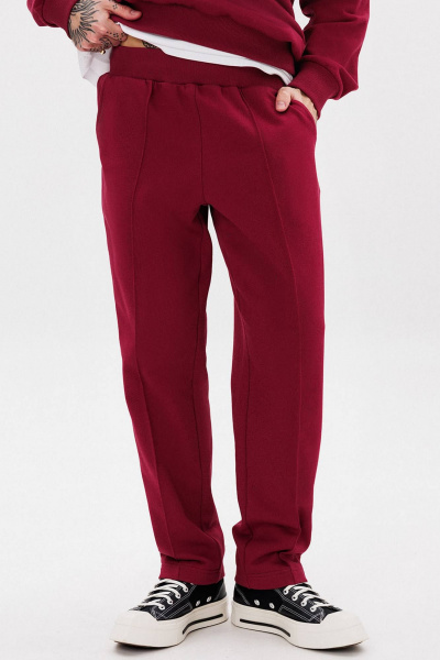 Спортивные брюки с стрелками, зауженные к низу, с карманами GO M2065/12-01. 176-182 - фото 1