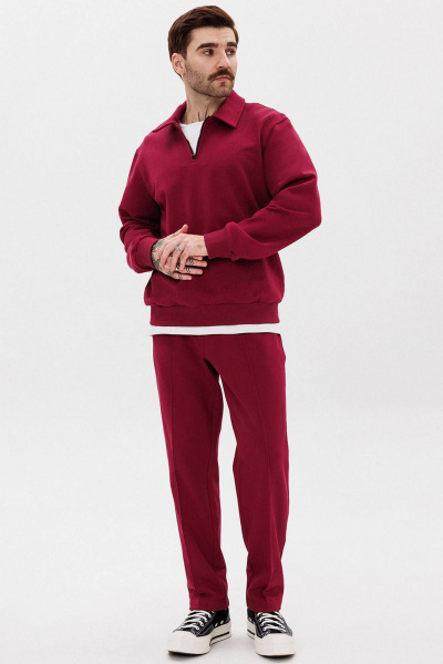 Спортивные брюки с стрелками, зауженные к низу, с карманами GO M2065/12-01. 176-182 - фото 3