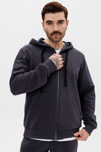 Брюки и худи спортивный костюм из хлопка с логотипом GO M3070/30-03. 182-188 - фото 3