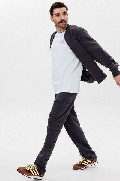 Брюки и джемпер спортивный костюм из хлопка с логотипом GO M3071/30-03. 176-182 - фото 5