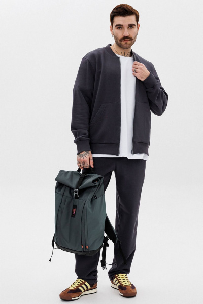 Брюки и джемпер спортивный костюм из хлопка с дизайном GO M3071/30-03. 182-188 - фото 3