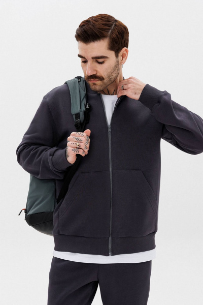 Брюки и джемпер спортивный костюм из хлопка с дизайном GO M3071/30-03. 182-188 - фото 2