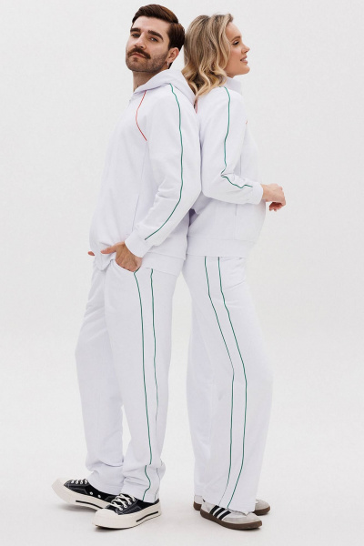 Брюки и худи спортивный костюм из хлопка с логотипом для команды GO M3081/01-01. 176-182 - фото 7