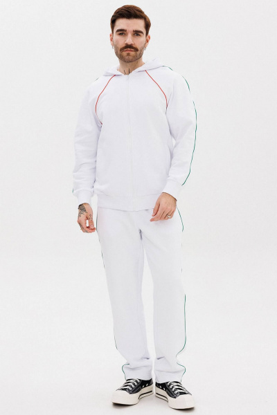 Брюки и худи спортивный костюм из хлопка с дизайном для команд GO M3081/01-01. 182-188 - фото 8