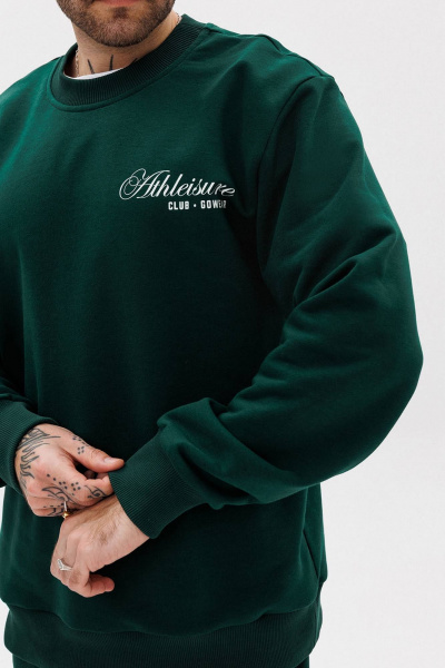 Мужской спортивный костюм из трикотажа с печатью GO M3107а/25-02. 176-182 - фото 6