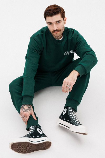 Мужской спортивный костюм из трикотажа с печатью GO M3107а/25-02. 176-182 - фото 5