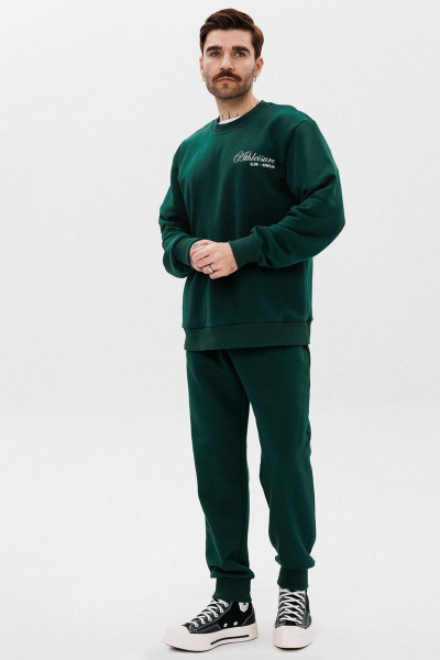 Мужской спортивный костюм из трикотажа с печатью GO M3107а/25-02. 176-182 - фото 1