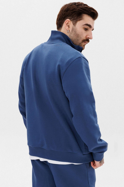 Спортивный костюм из трикотажа с металлическими молниями GO M3161/20-01. 182-188 - фото 3