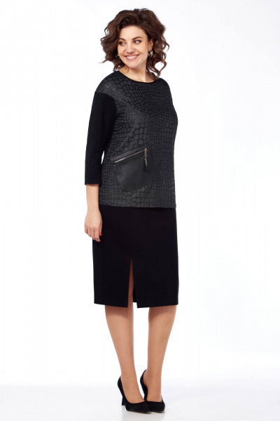 Блуза и юбка прямой силуэт демисезонный комплект Matini 1.993/1 - фото 6