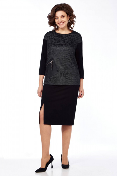 Блуза и юбка прямой силуэт демисезонный комплект Matini 1.993/1 - фото 2