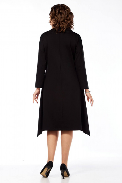 Элегантное платье трапеция из трикотажа с воротником Matini 3.1461/1 - фото 3