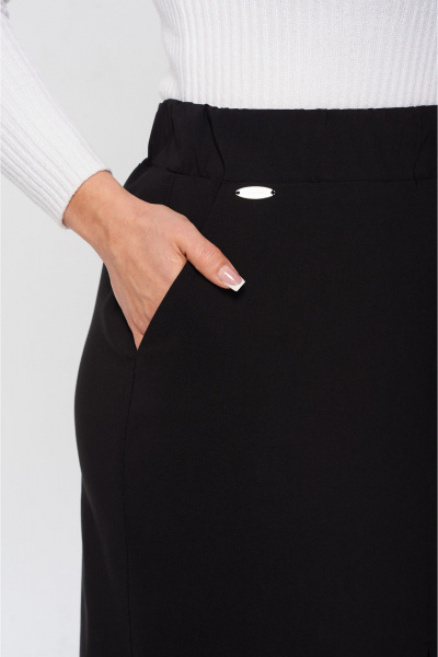 Юбка макси высокая талия с разрезом из вискозы AXXA 3012 - фото 8