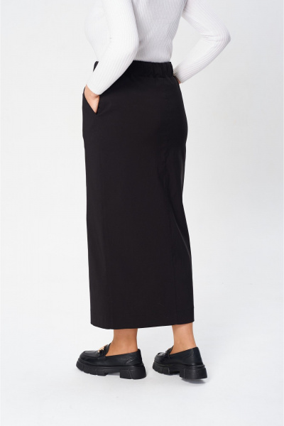 Юбка макси высокая талия с разрезом из вискозы AXXA 3012 - фото 7