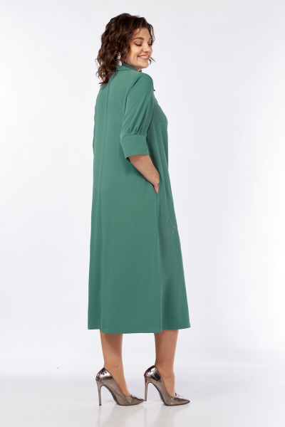 Платье в стиле Шанель с бусинами и фигурным низом Jurimex 3270-2 - фото 8