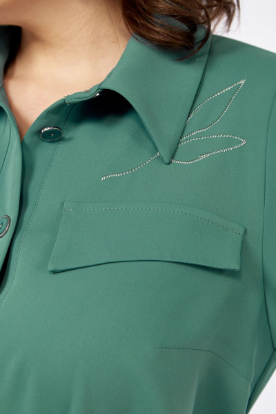 Платье в стиле Шанель с бусинами и фигурным низом Jurimex 3270-2 - фото 6