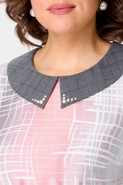 Полуклешевое платье с бусиновым декором и карманами Angelina & Сo 1202 - фото 9