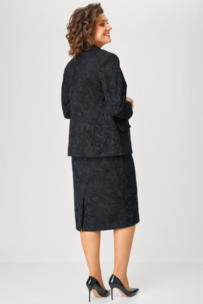 Поясное платье с изысканной рюшей и разрезом Angelina & Сompany 1204 - фото 5