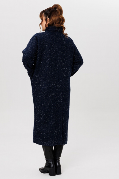 Пальто Michel chic 363/1 темно-синий - фото 6