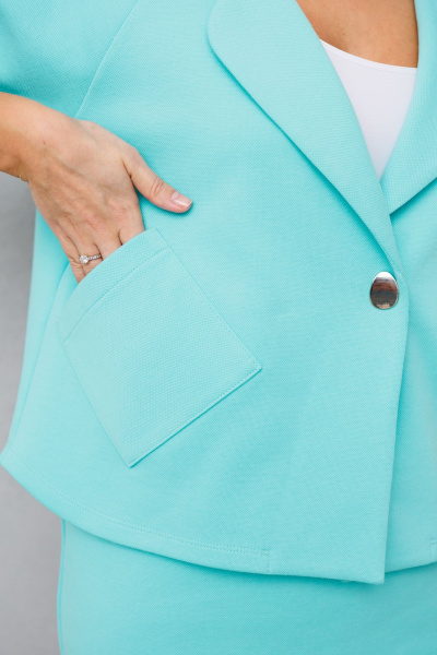 Жакет, юбка Mubliz 240 мята - фото 5