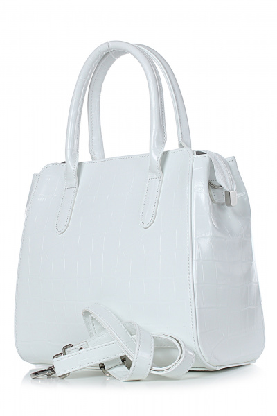 Сумка из экокожи для летних повседневных образов Galanteya 27624.24с988к45 белый - фото 1