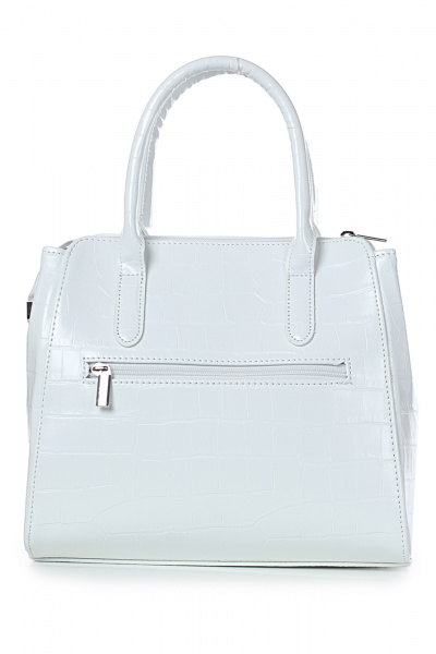 Сумка из экокожи для летних повседневных образов Galanteya 27624.24с988к45 белый - фото 3