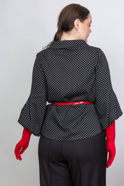 Джемпер мультиколор из трикотажа для повседневной носки Camelia 2459 2 - фото 2