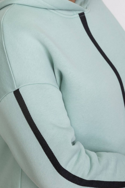 Джемпер женский приталенный с капюшоном и тесьмой Camelia 2434 2 - фото 7