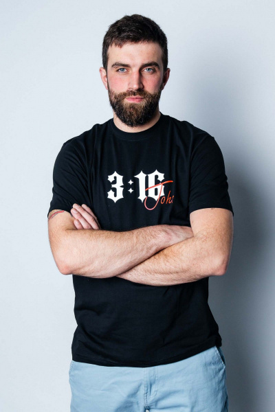 Черная хлопковая футболка мужская MariSt 22003 черный - фото 1